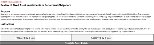 asset-impairment-calculation-accounting-template